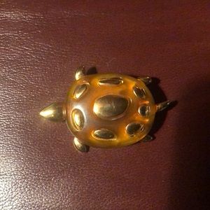 Liz Claiborne turtle brooch